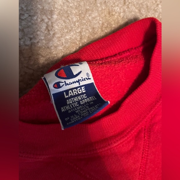 MARYLAND LACROSSE VINTAGE CREWNECK SWEATSHIRT LARGE - Picture 3 of 3